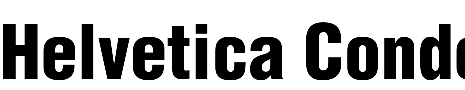 Helvetica Condensed Black Yazı tipi ücretsiz indir